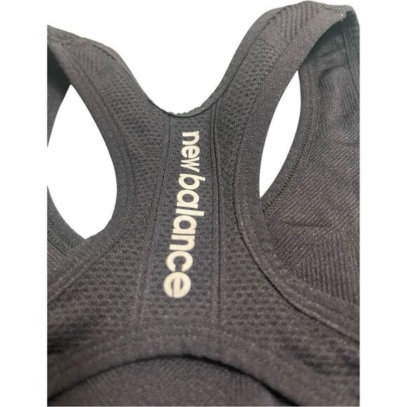 New Balance Black Sports Bra - Picture 3 of 7